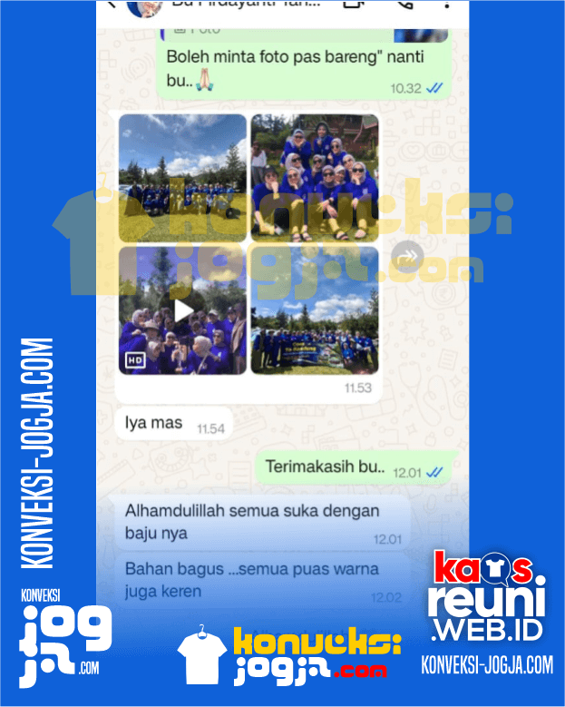 Review Pelanggan Konveksi Jogja